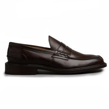 Load image into Gallery viewer, Tricker&#39;s James Penny Loafers - Leather Sole Espresso Burnished
