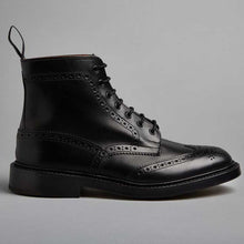 Load image into Gallery viewer, TRICKER&#39;S Stow Boots - Mens Dainite or Leather Sole - Black Calf
