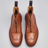 50% OFF TRICKER'S Boots - Mens Stow Leather Sole - C-Shade Tan - Size: 7 Tricker's