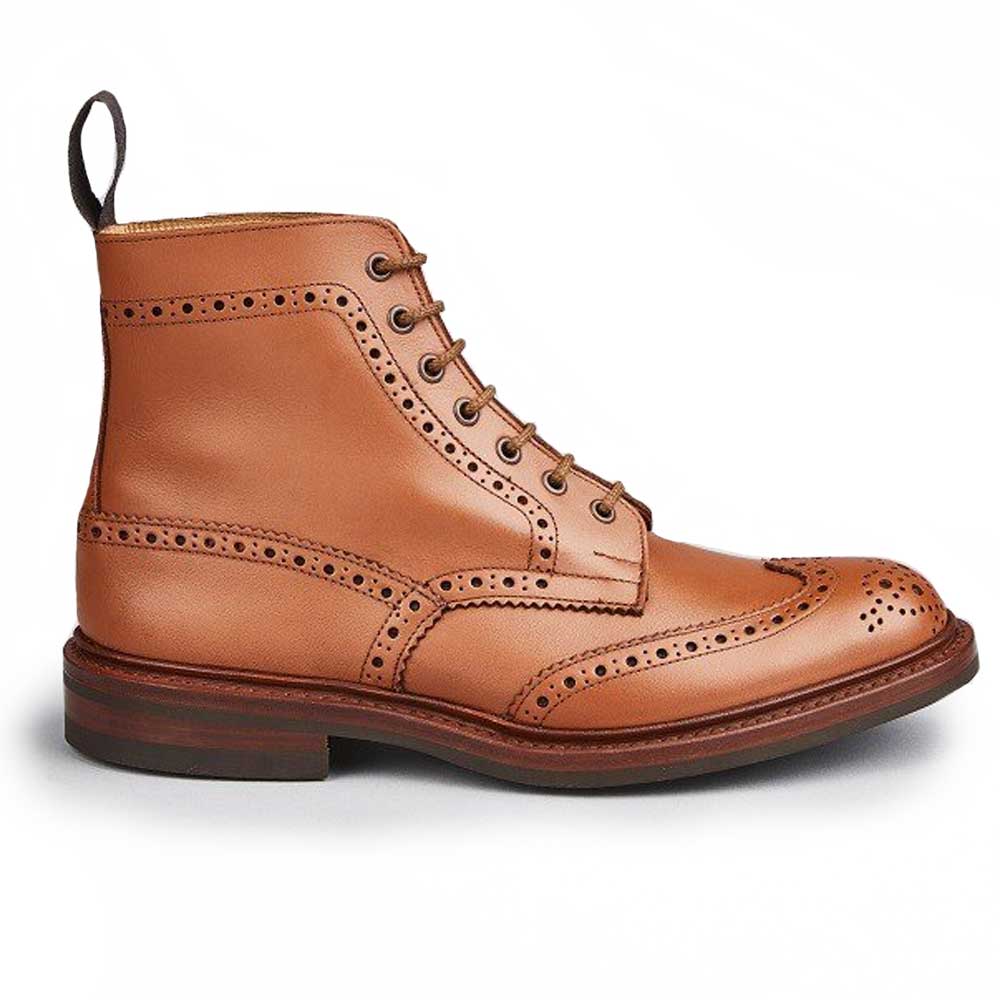 Tricker's Stow Country Boots - Dainite Sole C Shade Tan