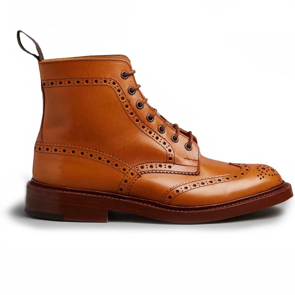 Tricker's Stow Country Boots - Dainite Sole - Acorn Antique