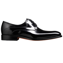 Load image into Gallery viewer, BARKER Wickham Shoes - Mens Derby Style - Black Hi-Shine

